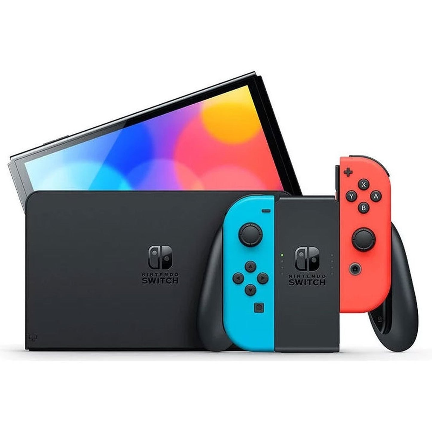 Consola - Nintendo Switch, 6.2", Joy-Con, Azul y Rojo Neón