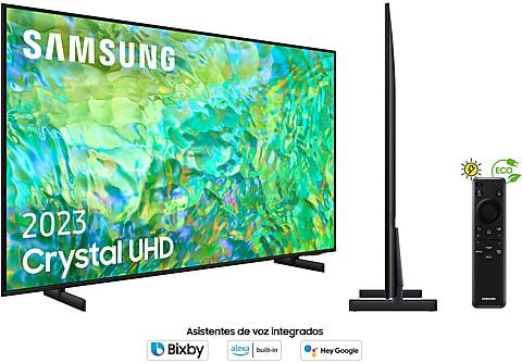 TV LED 50" - Samsung TU50CU8000KXXC, Diseño AirSlim, Crystal UHD 4K, Samsung Gaming Hub, Smart TV powered by Tizen, Negro