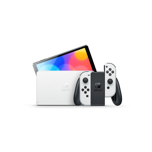 Consola - Nintendo Switch OLED, 7", Joy-Con, 64 GB, Blanco